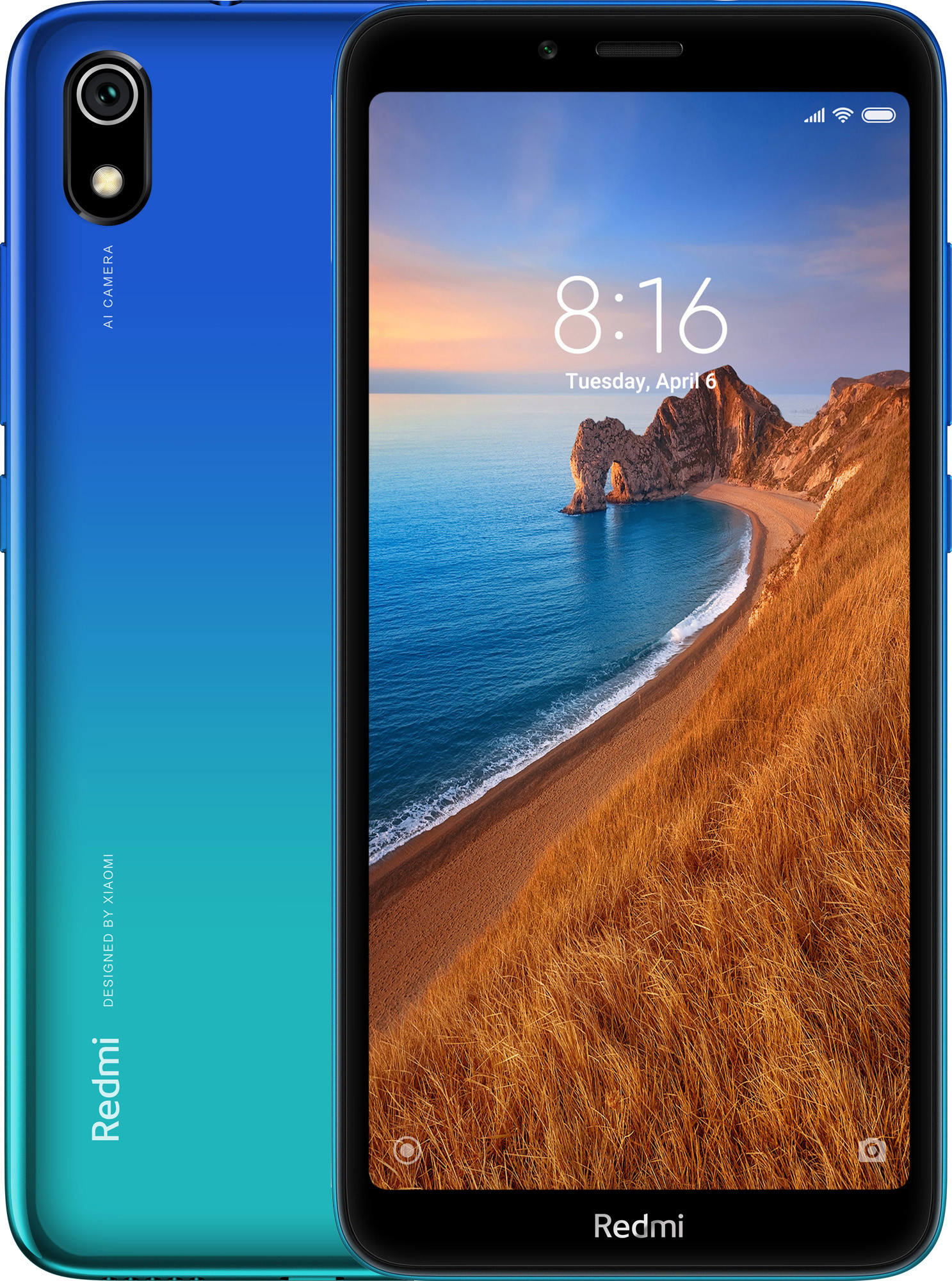 Смартфон Xiaomi Redmi 7A 2/32GB Global Version Morning Blue (Синий изумруд)