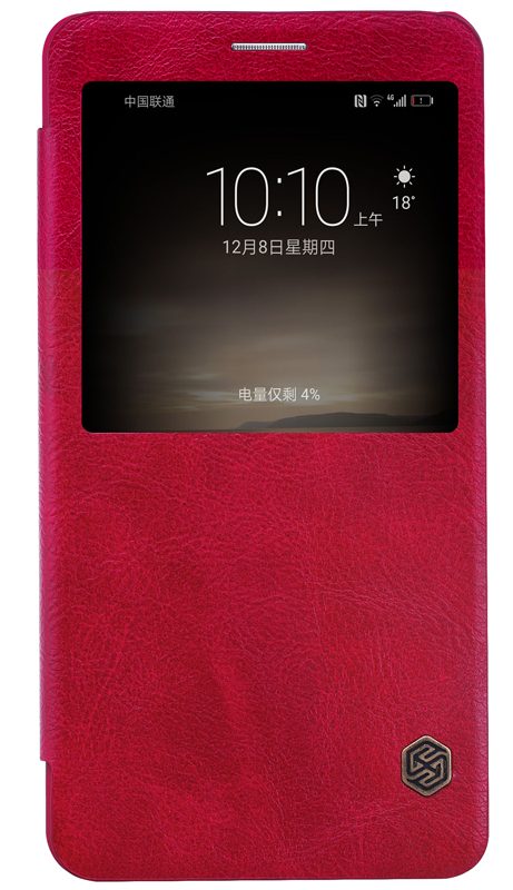 Чехол-книжка Nillkin QIN для Huawei Mate 9 Red