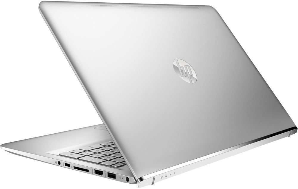 Ноутбук HP Envy 17-ae008ur ( Intel Core i7 7500U/16Gb/1000Gb SSD/nVidia GeForce 940MX/17,3"/3840×2160/DVD-RW/Windows 10) Серебристый