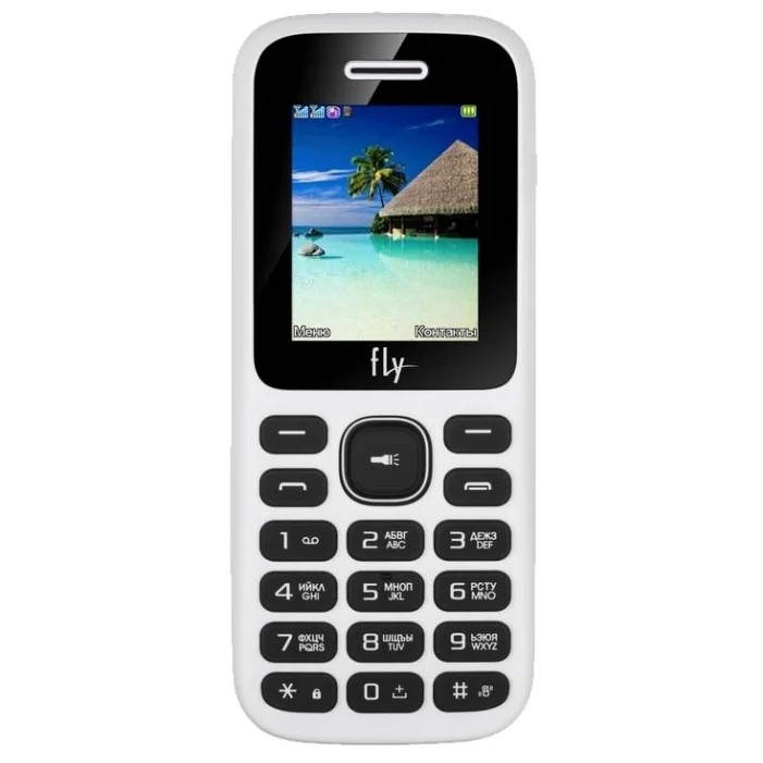 Мобильный телефон Fly FF188 Dual Sim Белый