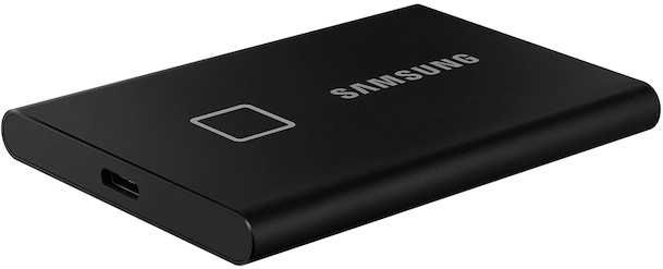 Внешний SSD Samsung Portable SSD T7 Touch 500Gb Black (Черный)