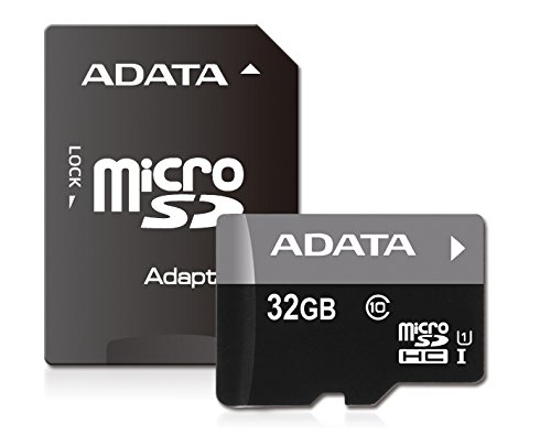 Карта памяти ADATA Micro SDHC Premier 32GB Class 10 Переходник в комплекте (AUSDH32GUICL10-RA1)
