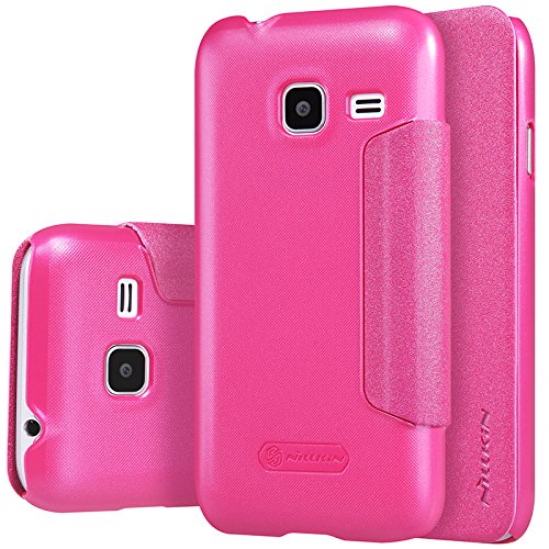 Чехол-книжка Nillkin Sparkle для Samsung Galaxy J1 Mini Pink
