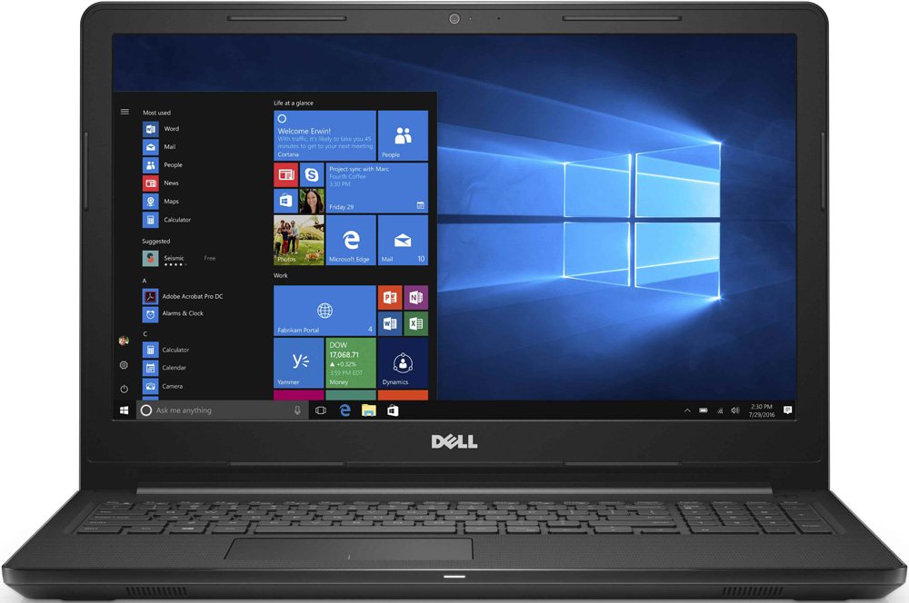 Ноутбук Dell Inspiron 3567 ( Intel Core i3 6006U/4Gb/500Gb HDD/Intel HD Graphics 520/15,6"/1366x768/DVD-RW/Windows 10) Красный