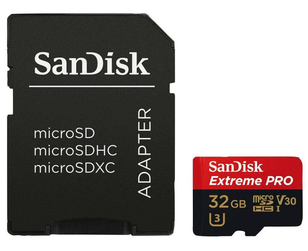 SanDisk Micro SDHC 32GB Class 10 Переходник в комплекте (SDSQXCG-032G-GN6MA)