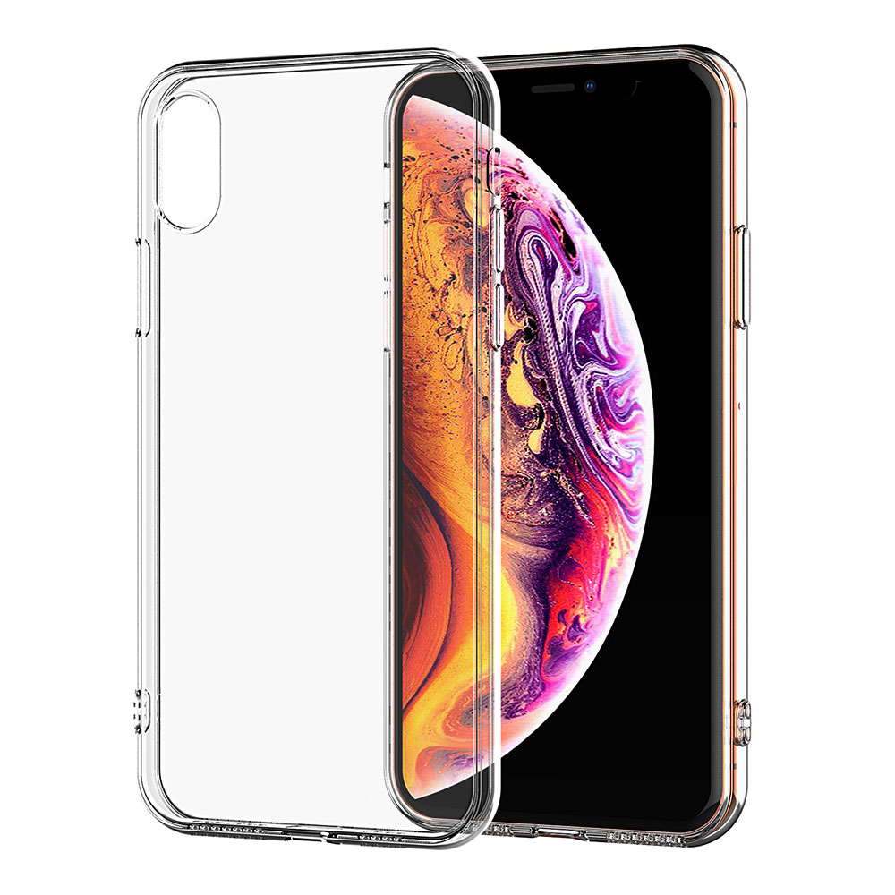 Силиконовая накладка Hoco Premium для Apple iPhone Xs Прозрачный