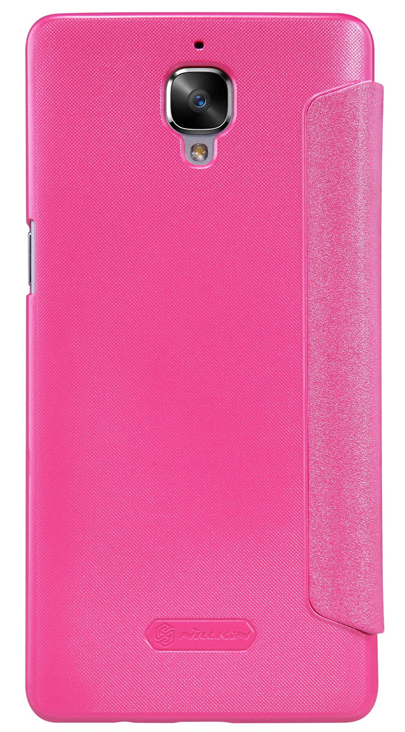 Чехол-книжка Nillkin Sparkle для OnePlus Three Pink