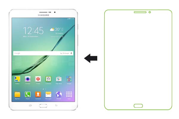 Защитная пленка Ainy для Samsung Galaxy Tab S2 9.7