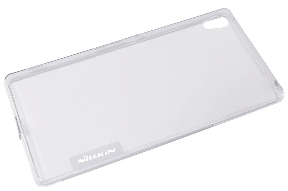 Силиконовая накладка Nillkin Nature для Sony Xperia Z3 Plus Серый
