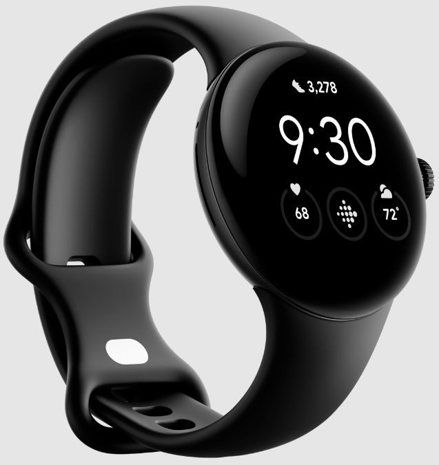 Умные часы Google Pixel Watch Bluetooth Matte Black/Obsidian band Умные часы Google Pixel Watch Bluetooth Matte Black/Obsidian band