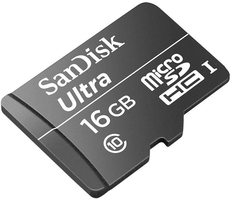 Карта памяти SanDisk Micro SDHC Ultra 200X 16GB Class 10 Без переходника (SDSDQL-016G-R35)