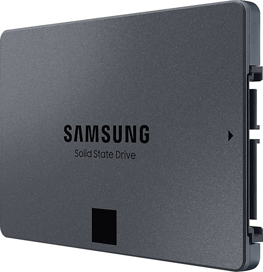 SSD Накопитель Samsung 870 QVO, 4 000Gb, 2.5", SATA III, SSD (MZ-77Q4T0B)