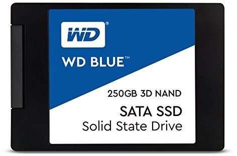 SSD Диск Western Digital Blue, 250Gb, 2.5", SATA III, SSD (WDS250G2B0A)