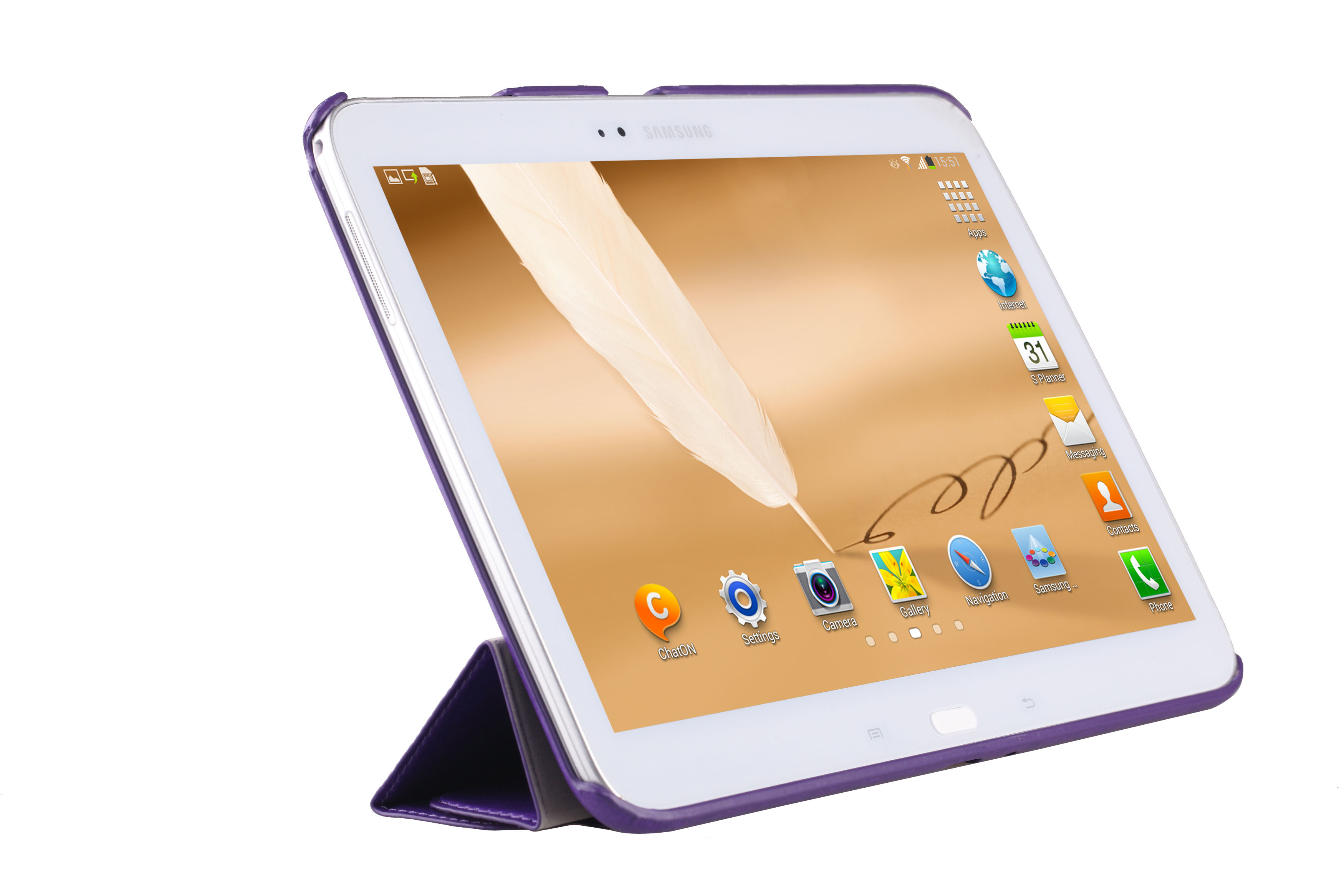 Чехол-книжка G-Case Slim Premium для Samsung Galaxy Tab 3 10.1 Purple
