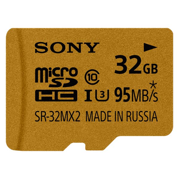  Sony Micro SDHC 32GB Class 10 Переходник в комплекте (SR-32MX2A/NT)