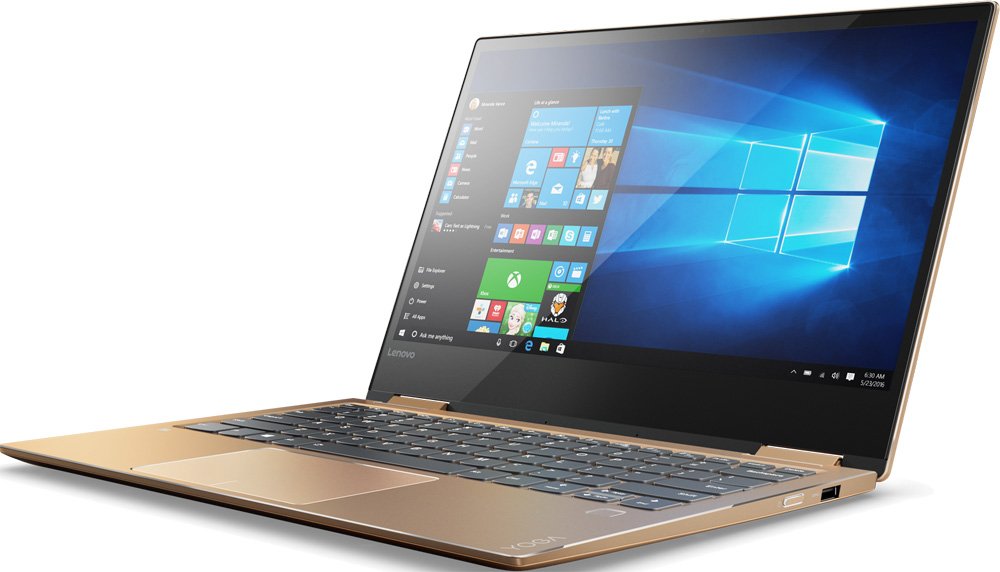 Ноутбук-трансформер Lenovo ThinkPad Yoga 720-13IKBR ( Intel Core i7 8550U/16Gb/512Gb SSD/Intel HD Graphics 620/13,3"/1920x1080/Нет/Windows 10) Медный