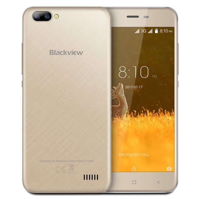 Смартфон Blackview A7 8GB Золотой