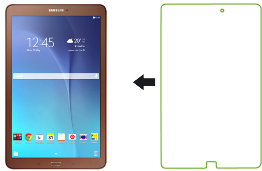 Защитная пленка Ainy для Samsung Galaxy Tab E 9.6