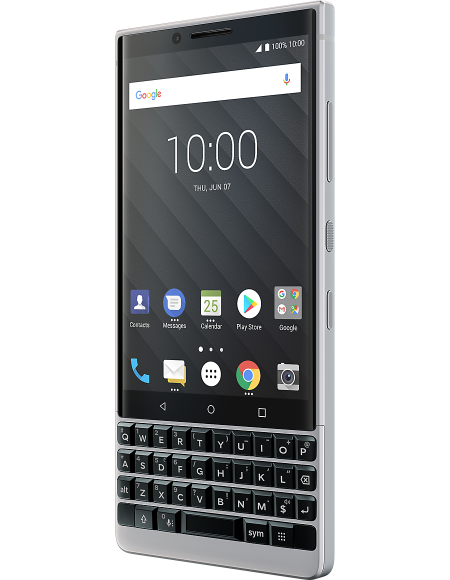 Смартфон BlackBerry KEY2 Dual Sim 64GB Серебристый