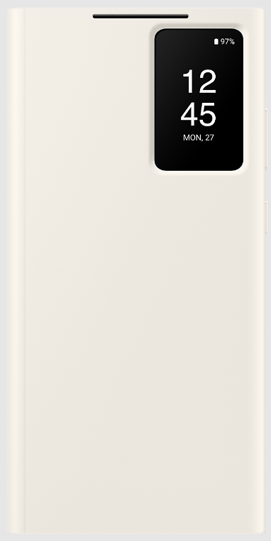 Чехол-книжка Samsung Smart View Wallet Case для  Galaxy S23 Ultra Бежевый