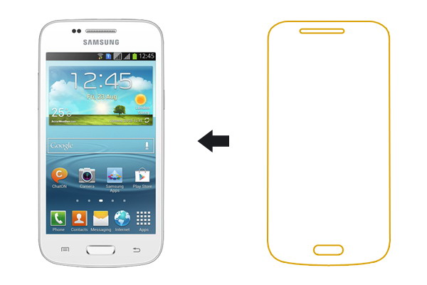 Защитная пленка Ainy для Samsung Galaxy Trend 3, Глянцевая