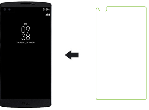Защитное стекло Ainy (0,33mm) 9H для LG V10