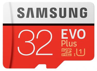  Samsung Micro SDHC Evo Plus 32GB Class 10 Переходник в комплекте