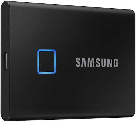 Внешний SSD Samsung Portable SSD T7 Touch 500Gb Black (Черный)