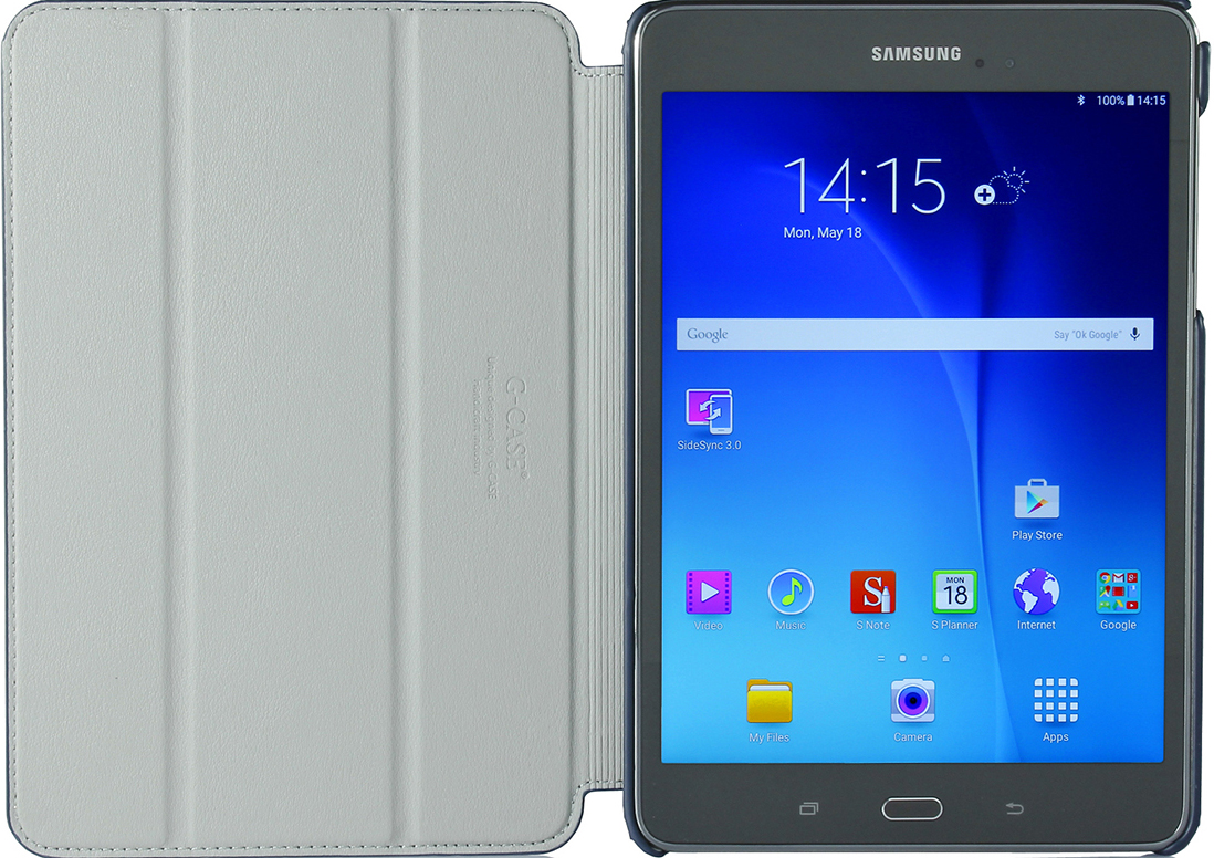 Чехол-книжка G-Case Slim Premium для Samsung Galaxy Tab A 8.0 Black Blue