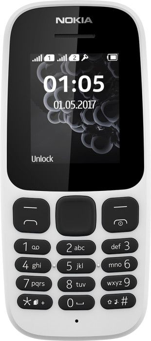 Мобильный телефон Nokia 105 (2017) Белый