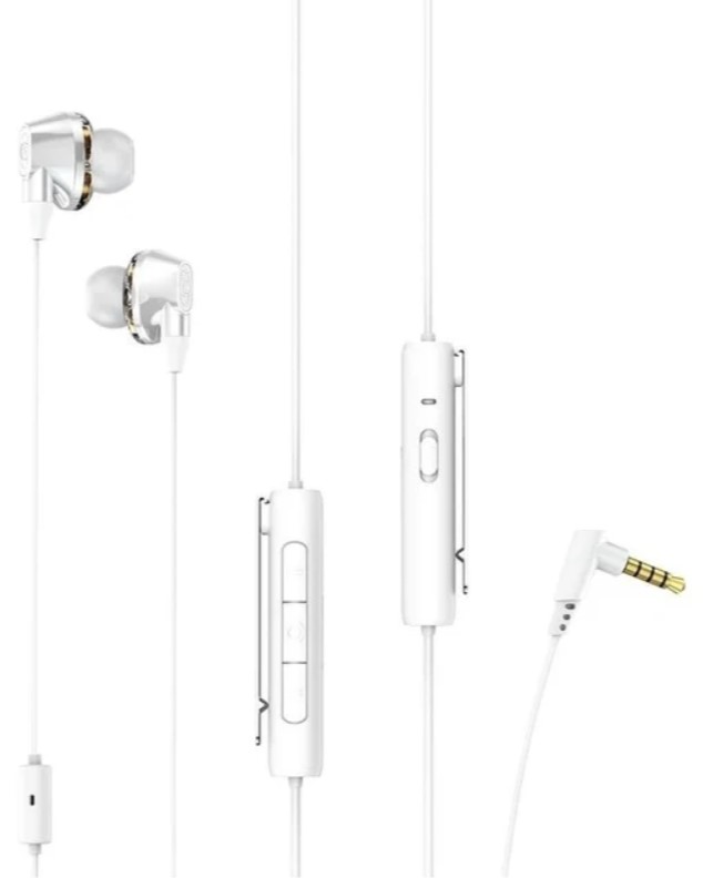 Наушники затычки Baseus H08 White (Белый)