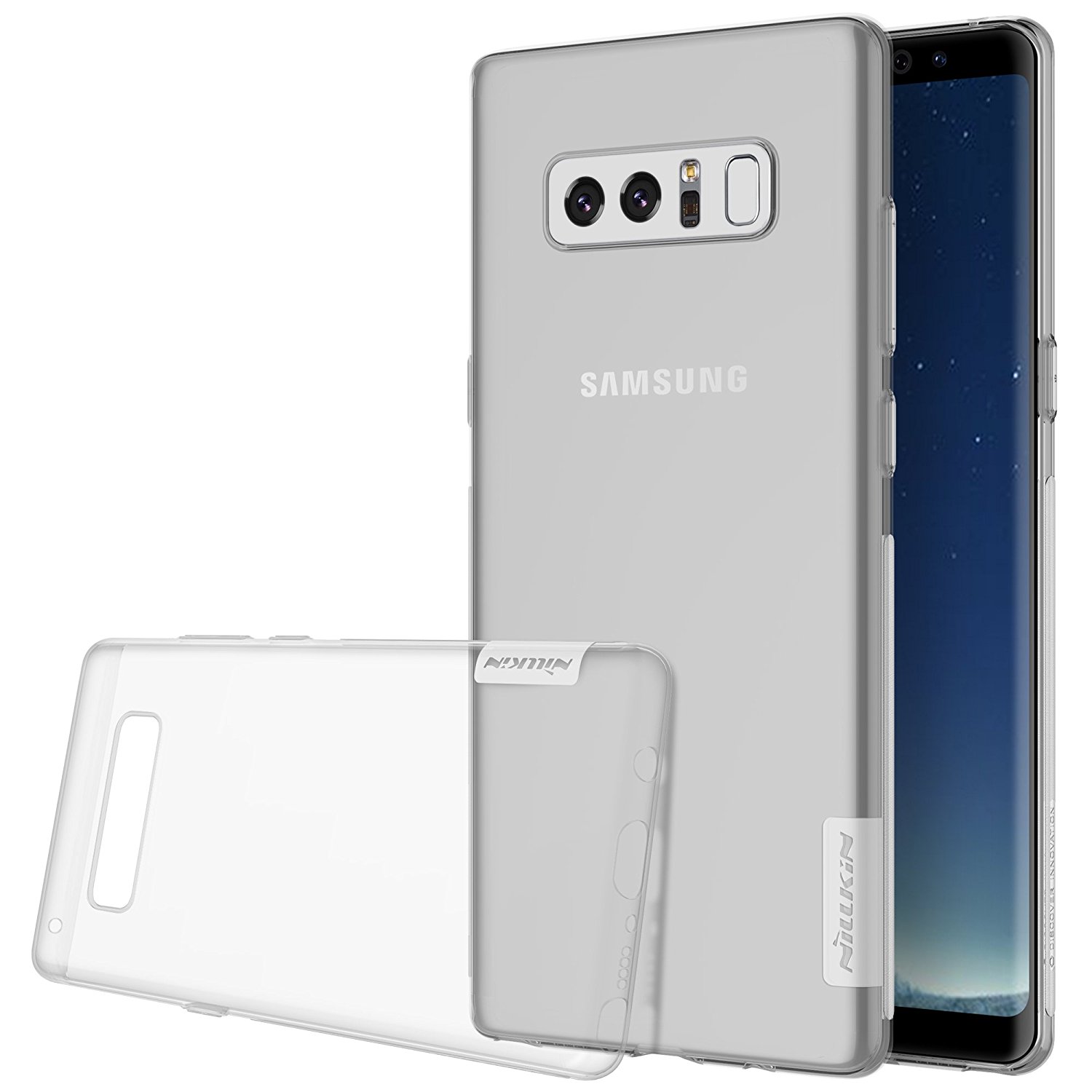 Силиконовая накладка Nillkin Nature для Samsung Galaxy Note 8 Прозрачный