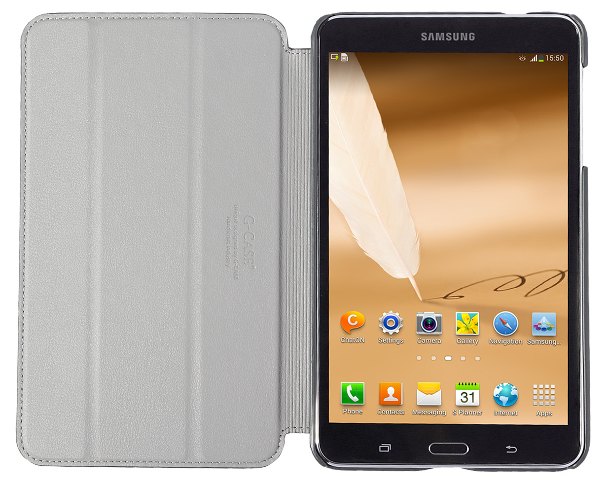 Чехол-книжка G-Case Slim Premium для Samsung Galaxy Tab 4 8.0 Silver