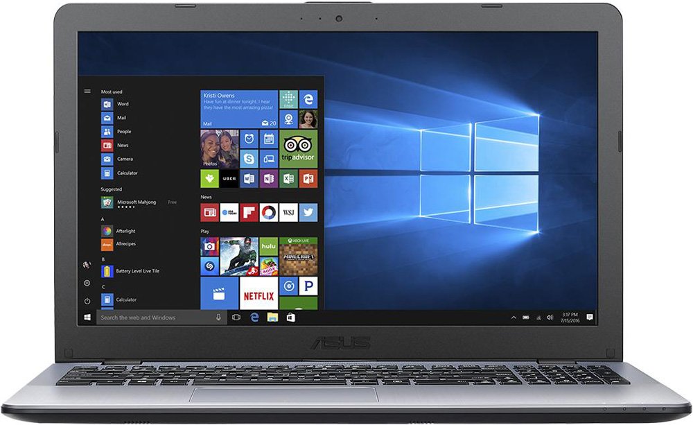 Ноутбук Asus VivoBook X542UQ-DM380 ( Intel Core i7 7500U/8Gb/1000Gb HDD/128Gb SSD/nVidia GeForce 940MX/15,6"/1920x1080/Нет/Endless) Темно-серый