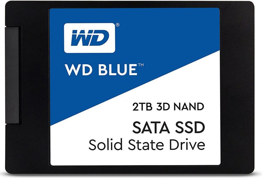 SSD Диск Western Digital Blue, 2 000Gb, 2.5", SATA III, SSD (WDS200T2B0A)