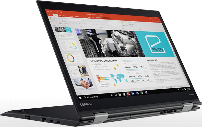 Ультрабук Lenovo ThinkPad X1 Yoga ( Intel Core i5 7200U/8Gb/256Gb SSD/Intel HD Graphics 620/14"/2560x1440/Нет/Windows 10 Professional) Черный