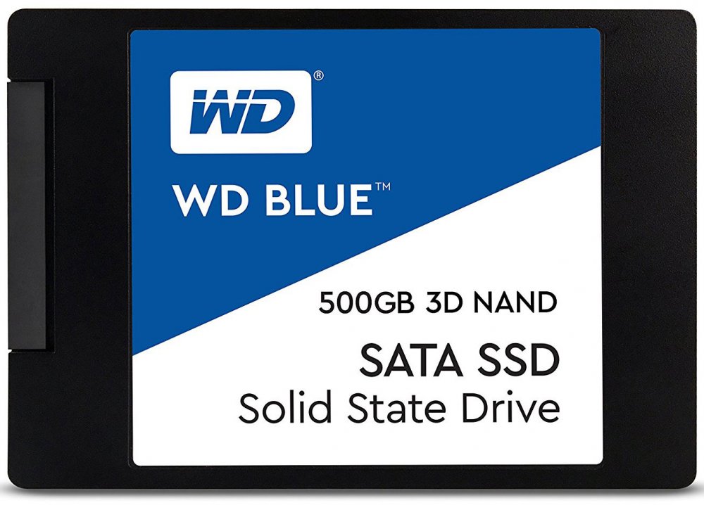 SSD Диск Western Digital Blue, 500Gb, 2.5", SATA III, SSD (WDS500G2B0A)
