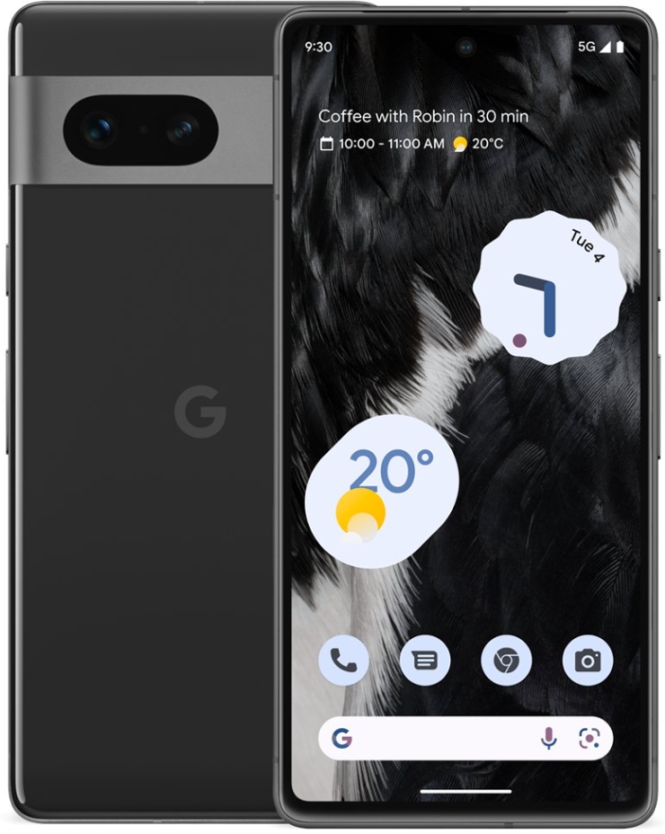 Смартфон Google Pixel 7 8/256GB USA Global Obsidian (Обсидиан)