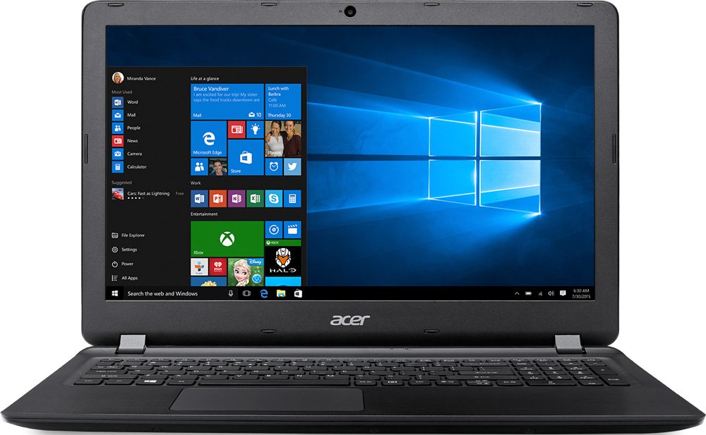 Ноутбук Acer Aspire ES1-572-31Q9 ( Intel Core i3 6006U/8Gb/1000Gb HDD/Intel HD Graphics 520/15,6"/1920x1080/DVD-RW/Linux) Черный