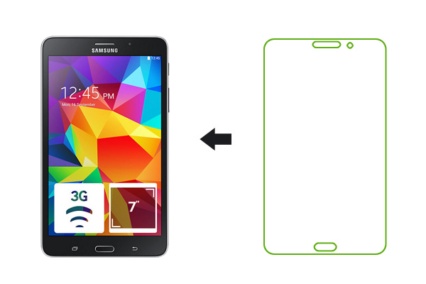 Защитная пленка Ainy для Samsung Galaxy Tab 4 7.0