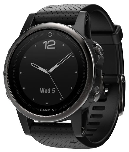 Умные часы Garmin Fenix 5S Sapphire Черный