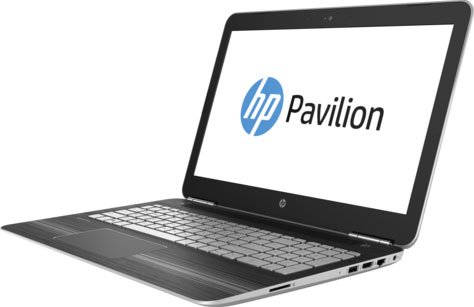 Ноутбук HP Pavilion 15-bc201ur ( Intel Core i7 7700HQ/8Gb/2000Gb HDD/nVidia GeForce GTX 1050/15,6"/1920x1080/Нет/Windows 10) Серебристый