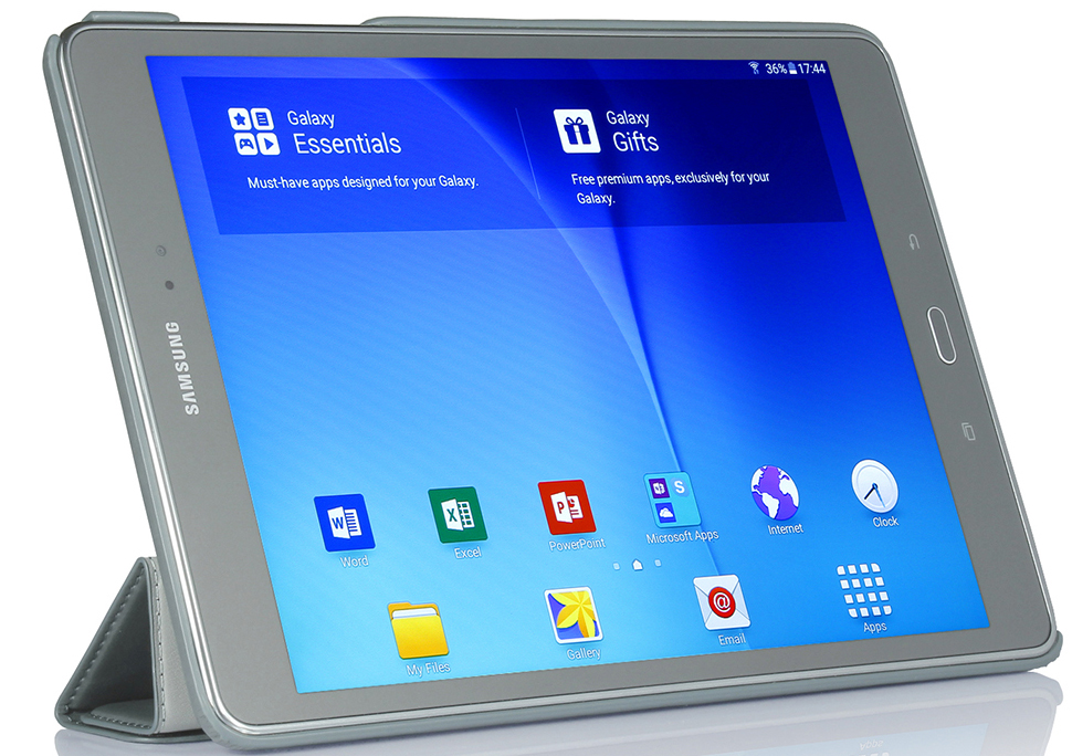 Чехол-книжка G-Case Slim Premium для Samsung Galaxy Tab A 9.7 Silver