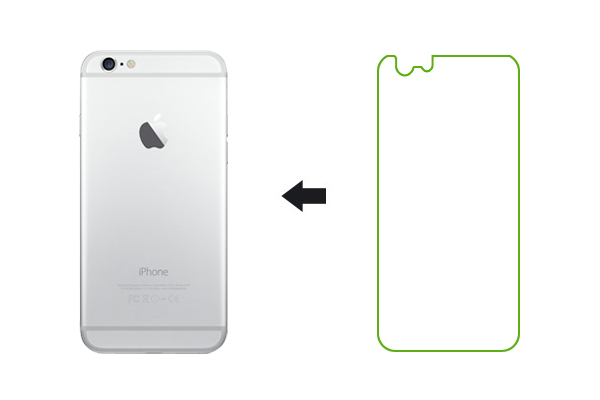 Защитная пленка Ainy для Apple iPhone 6/6s Plus Задняя