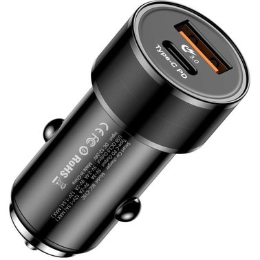 Автомобильная зарядка Baseus USB Car Charger Small Screw CAXLD-A01