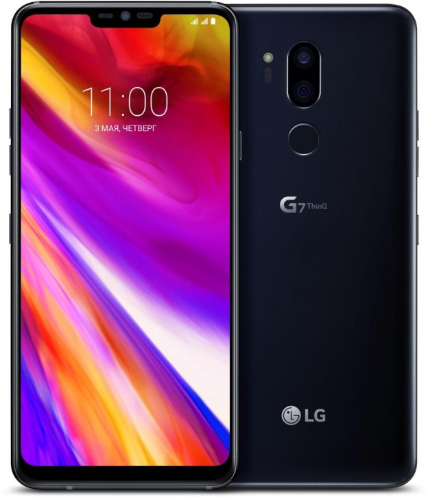 Смартфон LG G7 Plus ThinQ 128GB Угольно-Черный