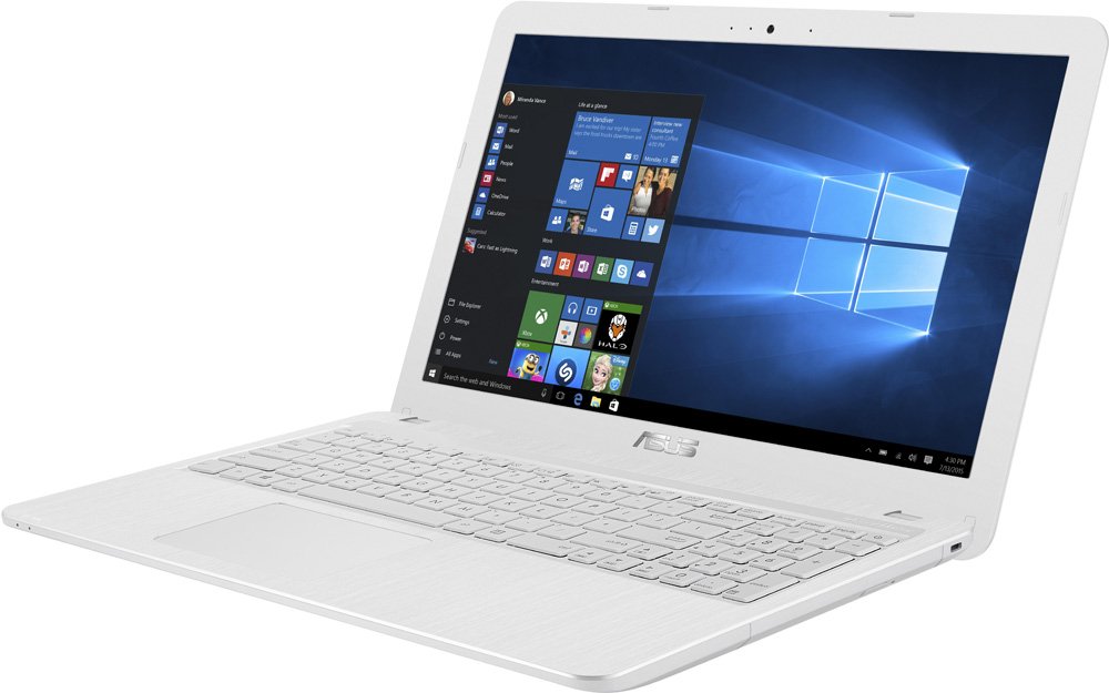 Ноутбук Asus X540LA-DM904D ( Intel Core i3 5005U/4Gb/1000Gb HDD/Intel HD Graphics 5500/15,6"/1920x1080/Нет/Без OS)/Белый