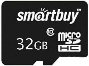 Карта памяти SmartBuy Micro SDHC 32GB Class 10 Без переходника (SB32GBSDCL10-00)