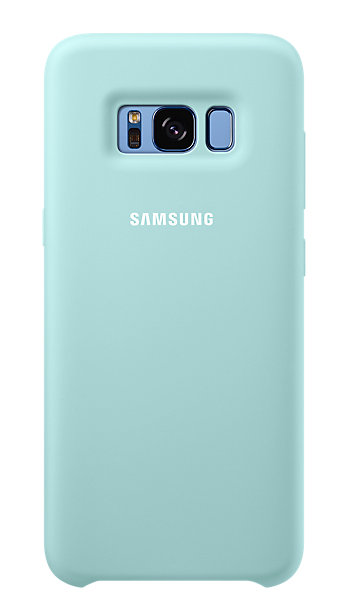 Силиконовая накладка Silicon Silky And Soft-Touch Finish для Samsung Galaxy S8 Синий