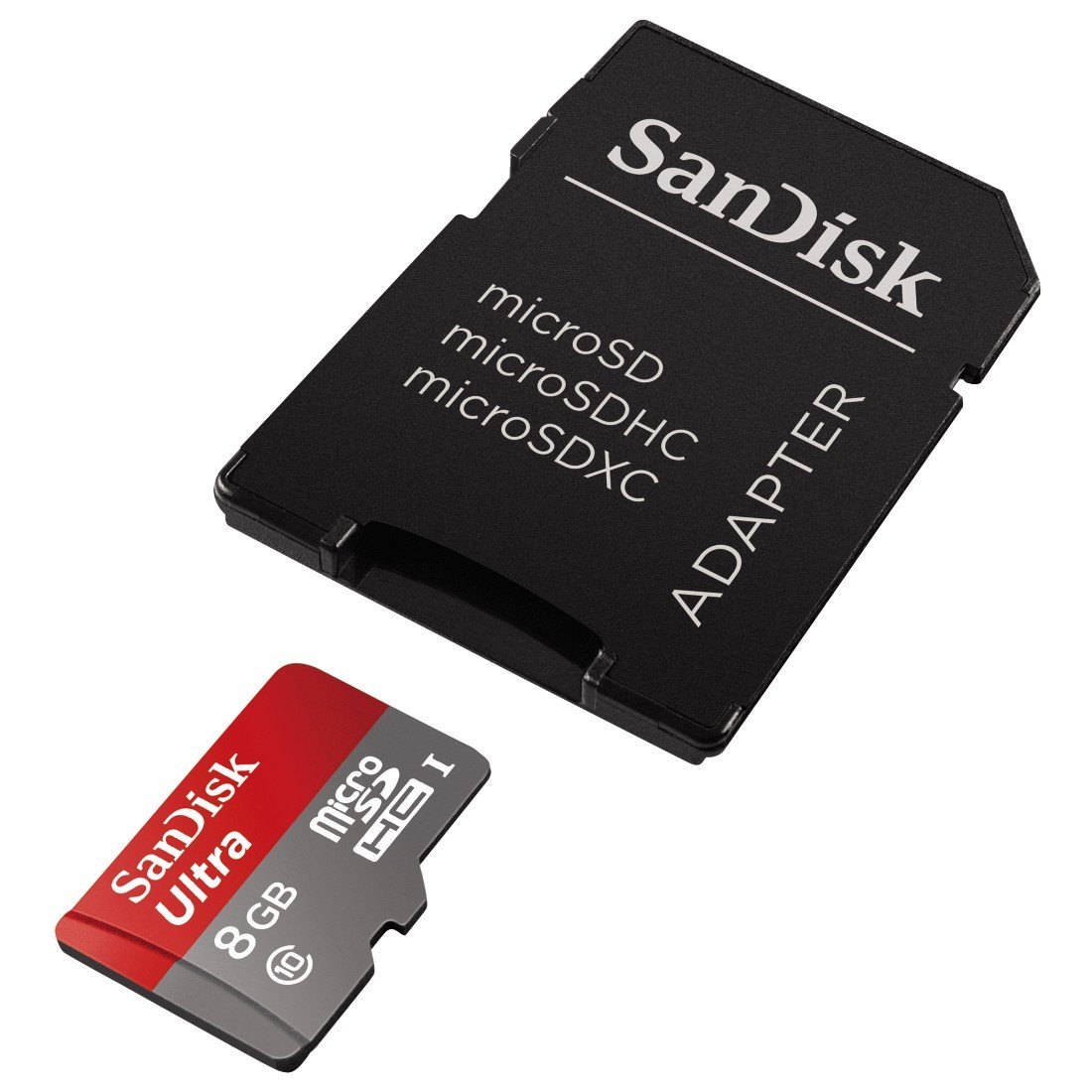 Карта памяти SanDisk Micro SDHC Ultra 320X 8GB Class 10 Переходник в комплекте (SDSDQUAN-008G-G4A)